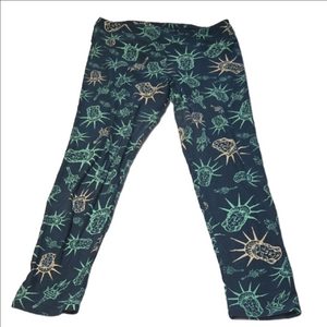 LuLaRoe Women's TC Statue Of Liberty Leggings Pattern